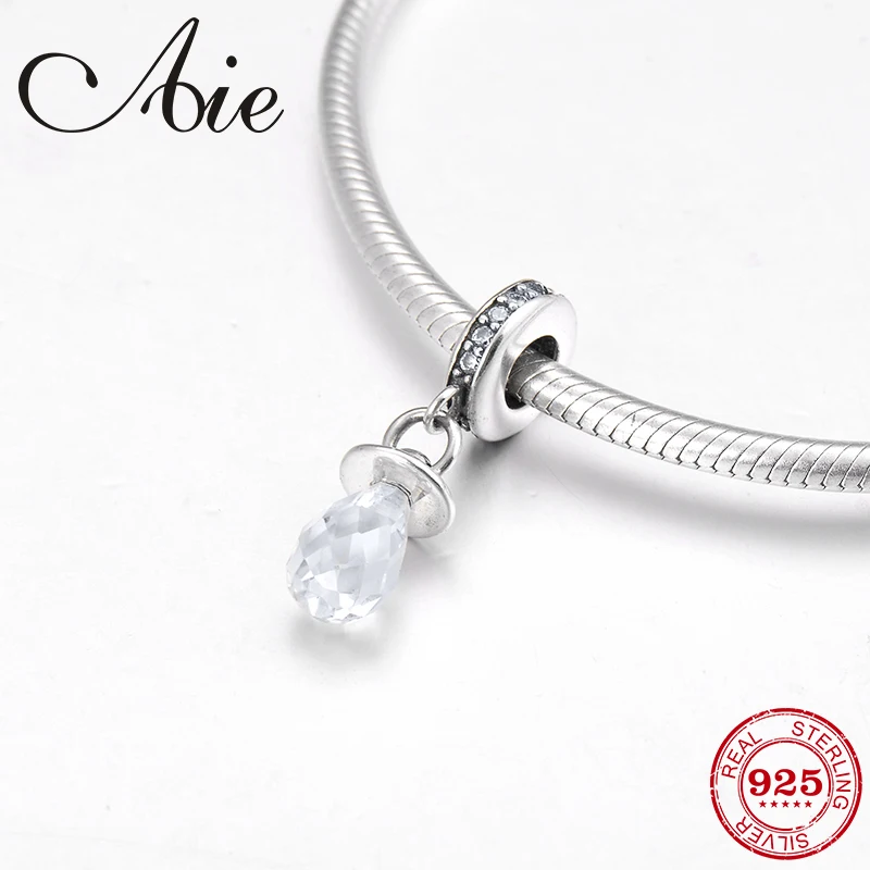 Cute Pacifier shape 925 Sterling Silver fashion clear CZ fine Pendant Beads Fit Original Pandora Charm Bracelet Jewelry making
Cute Pacifier shape 925 Sterling Silver fashion clear CZ fine Pendant Beads Fit Original Pandora Charm Bracelet Jewelry making