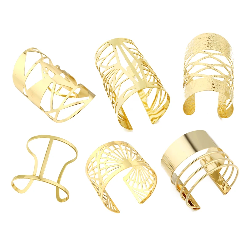 Dayoff Fashion Simple Gold Open Cuff Bangles Bracelets For Women Jewelry Hollow Metal Minimalism Boho Wide Bracelets 2018 B65
Dayoff Fashion Simple Gold Open Cuff Bangles Bracelets For Women Jewelry Hollow Metal Minimalism Boho Wide Bracelets 2018 B65