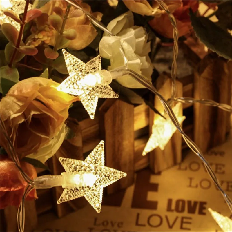 Newest outdoor led string 3m 20leds Copper Wire String Light five star LED Fairy Light Christmas Wedding decoration string light
Newest outdoor led string 3m 20leds Copper Wire String Light five star LED Fairy Light Christmas Wedding decoration string light