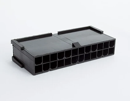 50 шт. черный 24 контактный Штекерный разъем ATX мини коннектор|atx connector|atx power supply