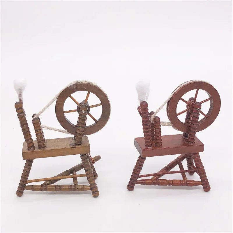 1:12 Dollhouse Miniatures Mini Spinning Wheel Children DIY Accessories Mini House DIY Scene Ornament Furniture Player Game Toy
1:12 Dollhouse Miniatures Mini Spinning Wheel Children DIY Accessories Mini House DIY Scene Ornament Furniture Player Game Toy