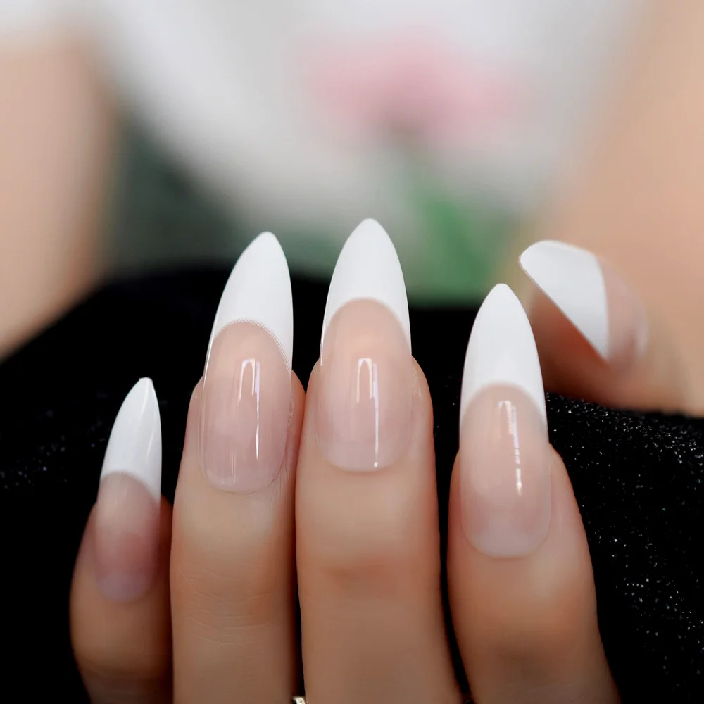 Extra long stiletto nails