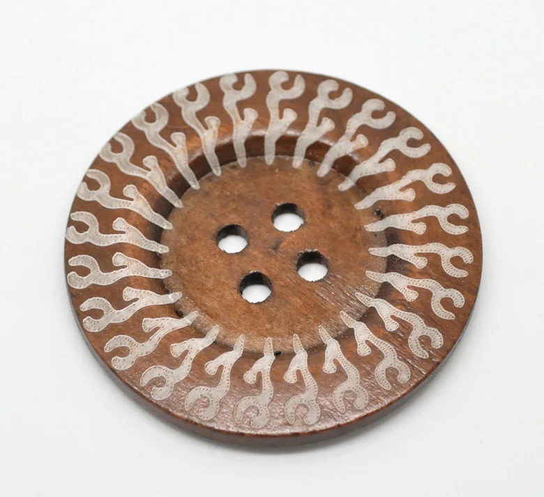 Free shipping-10PCs Coffee Pattern 4 Holds Round Wood Big Sewing Buttons for Sweater Overcoat Clothing 6cm(2 3/8"),M00807
Free shipping-10PCs Coffee Pattern 4 Holds Round Wood Big Sewing Buttons for Sweater Overcoat Clothing 6cm(2 3/8"),M00807
