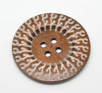 Free shipping-10PCs Coffee Pattern 4 Holds Round Wood Big Sewing Buttons for Sweater Overcoat Clothing 6cm(2 3/8"),M00807
Free shipping-10PCs Coffee Pattern 4 Holds Round Wood Big Sewing Buttons for Sweater Overcoat Clothing 6cm(2 3/8"),M00807
