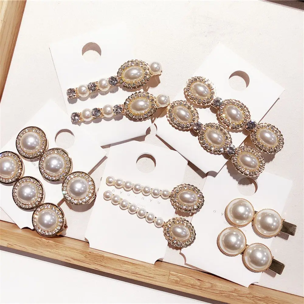 1PC Korea Fashion Imitiation Pearl Hairpins Hair Accessories Crystal Rhinestones Women Hair Clips Hairgrip For Girls Drop Ship
1PC Korea Fashion Imitiation Pearl Hairpins Hair Accessories Crystal Rhinestones Women Hair Clips Hairgrip For Girls Drop Ship