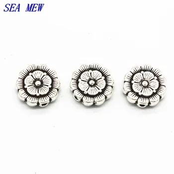 20 PCS 12mm*3.5mm Vintage Metal Alloy Antique Silver Color Spacer Beads Nepal Flowers Carved Beads For Jewelry Making
20 PCS 12mm*3.5mm Vintage Metal Alloy Antique Silver Color Spacer Beads Nepal Flowers Carved Beads For Jewelry Making