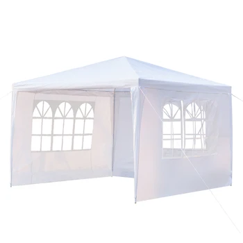 3 x 3m Three Sides Waterproof Tent Outdoor Canopy Party Wedding Gazebo Pavilion with Sidewalls Sunshade Shelter White - US Stock
3 x 3m Three Sides Waterproof Tent Outdoor Canopy Party Wedding Gazebo Pavilion with Sidewalls Sunshade Shelter White - US Stock