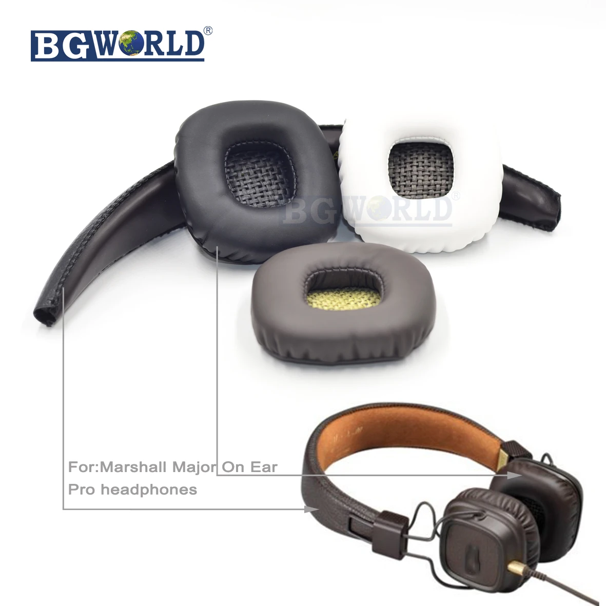 Cushion earmuff cup cover pillow Ear Pads earpads headband For Marshall Major On Ear on-ear oe Pro Stereo Headphone headset
Cushion earmuff cup cover pillow Ear Pads earpads headband For Marshall Major On Ear on-ear oe Pro Stereo Headphone headset