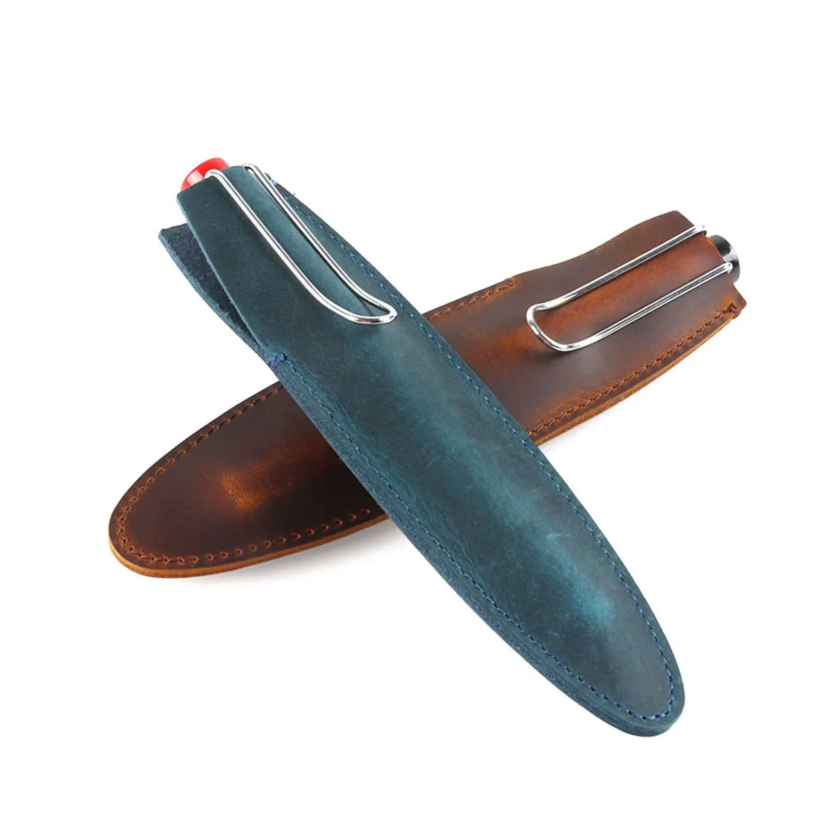 Moterm Handmade Genuine Leather Pen Bag Cowhide Pencil Bag Vintage Retro Style Accessories For Notebook Free shipping
Moterm Handmade Genuine Leather Pen Bag Cowhide Pencil Bag Vintage Retro Style Accessories For Notebook Free shipping