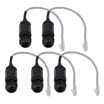 5pcs Waterproof RJ45 Connector 25cm Twisted-Pair Cable Crystal Head M20 Ethernet LAN
5pcs Waterproof RJ45 Connector 25cm Twisted-Pair Cable Crystal Head M20 Ethernet LAN