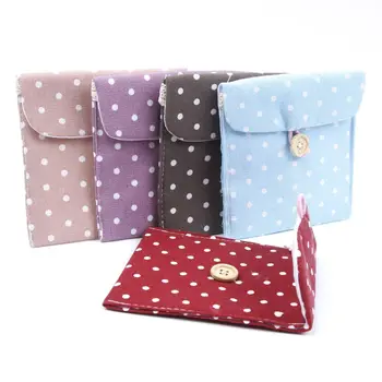 Women Portable Hygiene Sanitary Napkins Travel Tampon Bag Sanitary Napkin Pouch Pocket Cotton Fabric Lovely Dot Bag HOT
Women Portable Hygiene Sanitary Napkins Travel Tampon Bag Sanitary Napkin Pouch Pocket Cotton Fabric Lovely Dot Bag HOT
