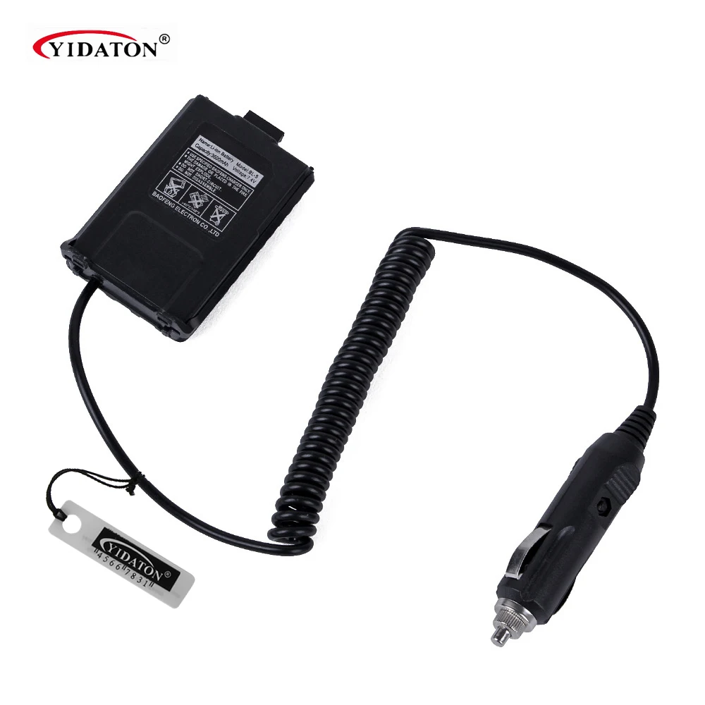 Walkie talkie BAOFENG BL-5 12V Car Charger Battery Eliminator Adapter For Portable Radio UV-5R UV-5RE Plus UV-5RA Accessories
Walkie talkie BAOFENG BL-5 12V Car Charger Battery Eliminator Adapter For Portable Radio UV-5R UV-5RE Plus UV-5RA Accessories