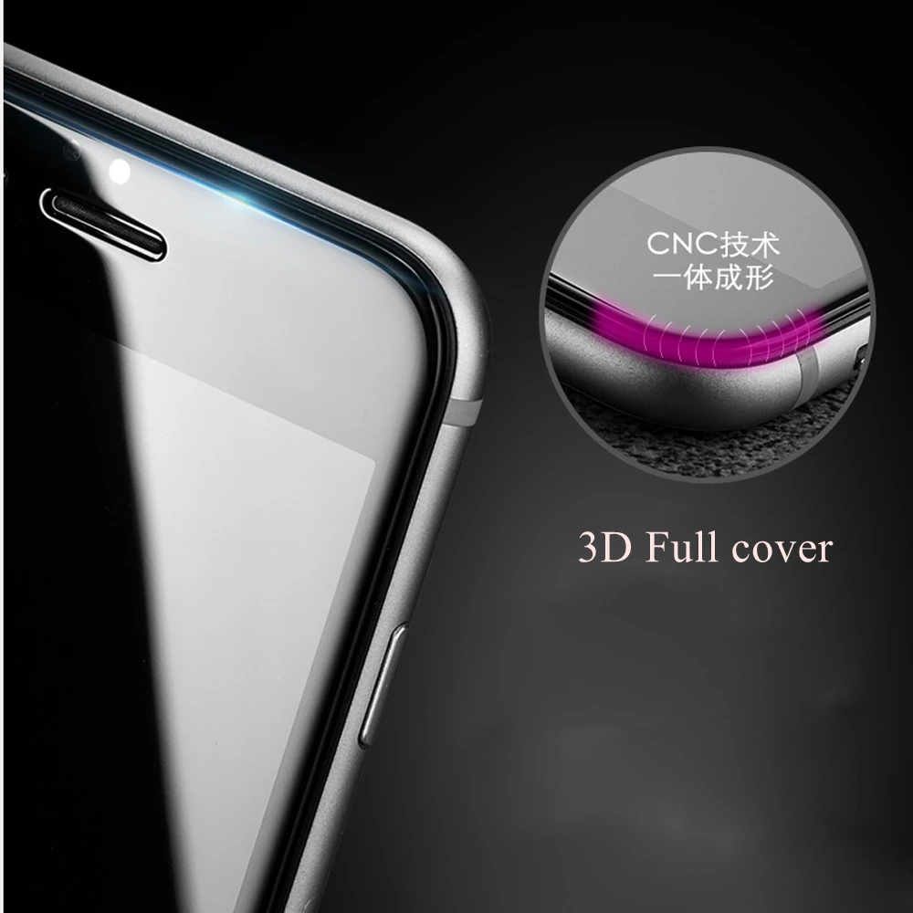 Для iPhone 6 7 6S plus защита экрана 3D изогнутый край Полное покрытие закаленное стекло