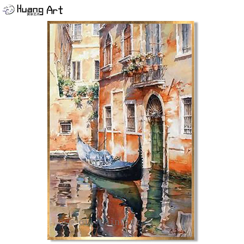 Handmade Countryside House Landscape Hand Painted Palette Knife Oil Panting on Canvas Boat Venice Building Scenery Wall Artwork
Handmade Countryside House Landscape Hand Painted Palette Knife Oil Panting on Canvas Boat Venice Building Scenery Wall Artwork
