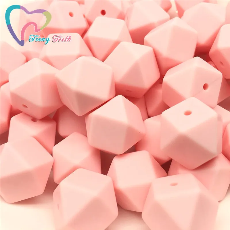 Teeny Teeth 10 PCS Candy Pink Baby Accessories Silicone Hexagon Baby Beads 17 MM Food Grade Jewelry Baby Nursing Geometric Beads
Teeny Teeth 10 PCS Candy Pink Baby Accessories Silicone Hexagon Baby Beads 17 MM Food Grade Jewelry Baby Nursing Geometric Beads