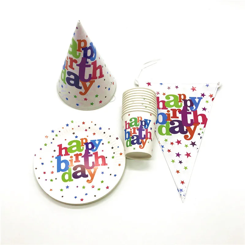 White Star Theme 40Pcs Kids Boy Girl Birthday Party Disposable Tableware Set Baby Shower Paper Plate Cup Flags Decoration Supply
White Star Theme 40Pcs Kids Boy Girl Birthday Party Disposable Tableware Set Baby Shower Paper Plate Cup Flags Decoration Supply