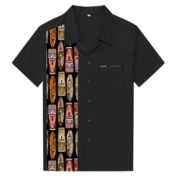 Vintage Hawaiian Aloha Shirt Tiki Mask Pattern Plus Size Cotton Vintage 50s Club Big And Tall Mens Clothing
Vintage Hawaiian Aloha Shirt Tiki Mask Pattern Plus Size Cotton Vintage 50s Club Big And Tall Mens Clothing