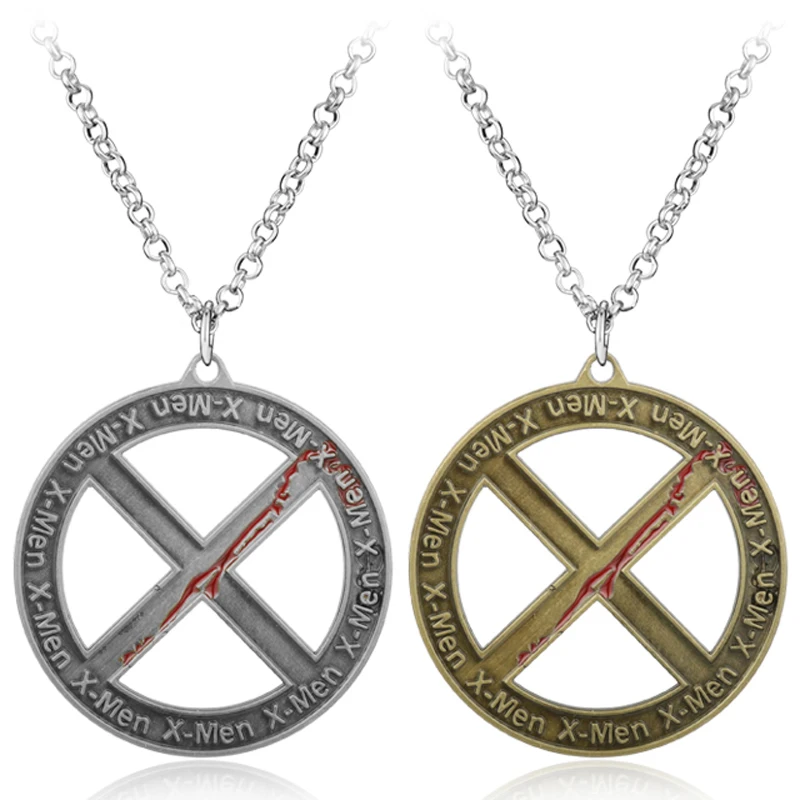 dongsheng Movie Jewelry Superhero X-Men Necklace X Men Logo Hip Hop Link Chain Necklaces Metal Coin Accessories Collier Colar-30
dongsheng Movie Jewelry Superhero X-Men Necklace X Men Logo Hip Hop Link Chain Necklaces Metal Coin Accessories Collier Colar-30