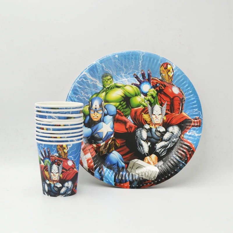 20pcs/set The Avergers Paper Plate/Cup Boys Birthday Decoration Theme Festival Supplies Party Favor Cartoon Theme Party For Kids
20pcs/set The Avergers Paper Plate/Cup Boys Birthday Decoration Theme Festival Supplies Party Favor Cartoon Theme Party For Kids
