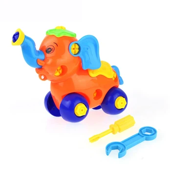 1 Piece New DIY Disassembling Small Elephant Building Block Children Assembled Model Tool Clamp with Screwdriver Educational Toy 
1 Piece New DIY Disassembling Small Elephant Building Block Children Assembled Model Tool Clamp with Screwdriver Educational Toy