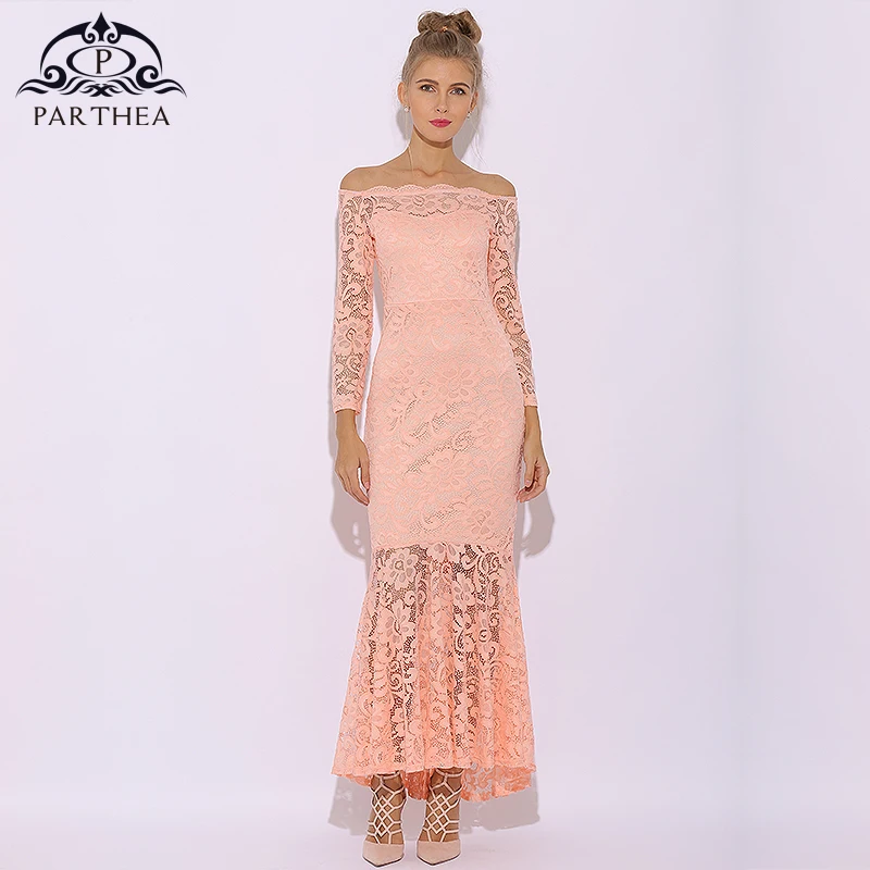 Parthea Lace Maxi Dress Long Sleeve Plus Size Long Dress Sexy Pink Summer Dress Women Elegant Party Dresses Vestido Longo 2018
Parthea Lace Maxi Dress Long Sleeve Plus Size Long Dress Sexy Pink Summer Dress Women Elegant Party Dresses Vestido Longo 2018
