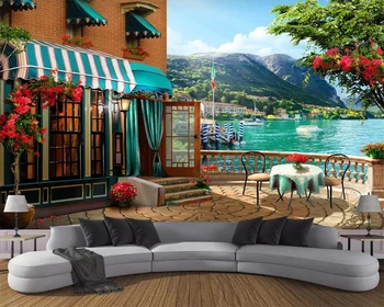 Beibehang Mural wallpaper cafe balcony garden lake view 3d porch TV background home decor living room bedroom mural 3d wallpaper
Beibehang Mural wallpaper cafe balcony garden lake view 3d porch TV background home decor living room bedroom mural 3d wallpaper
