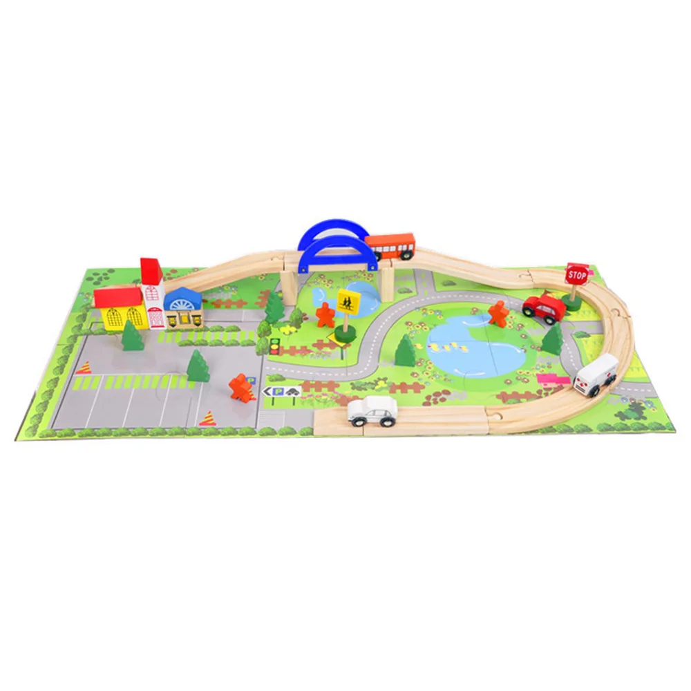 MrY Educational Toy 40pcs/set DIY Wooden Toys Railroad Railway Wooden Train Track Set Building Blocks Toys for Children Gifts
MrY Educational Toy 40pcs/set DIY Wooden Toys Railroad Railway Wooden Train Track Set Building Blocks Toys for Children Gifts