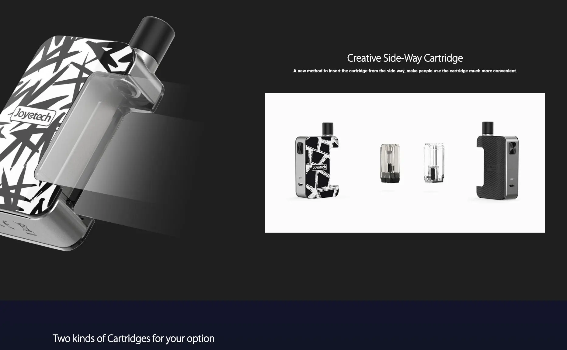 Original Joytech Exceed Grip Kit 20W Grip Box MOD 4.5ml Pod Cartridge Electronic Cigarette 1000mAh Built-in Battery Pod Vape Kit Original Joytech Exceed Grip Kit 20W Grip Box MOD 4.5ml Pod Cartridge Electronic Cigarette 1000mAh Built-in Battery Pod Vape Kit