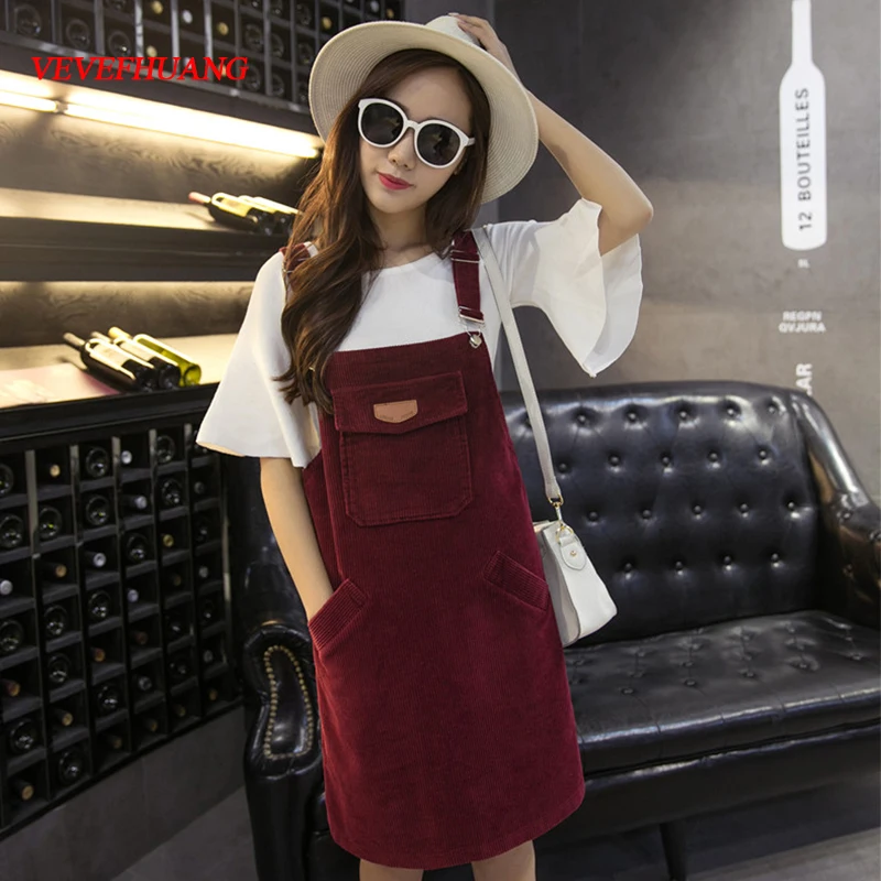 Winter Korean Women Sleeveless Dress Fashion Loose Strap Corduroy Pink Dress Autumn Vintage Cute Casual Female Overalls Dresses
Winter Korean Women Sleeveless Dress Fashion Loose Strap Corduroy Pink Dress Autumn Vintage Cute Casual Female Overalls Dresses