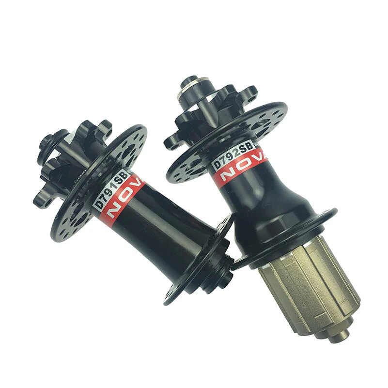 Black//Red Novatec D791SB D792SB MTB Mountain Bike Hub Upgrade of D771SB//D772SB