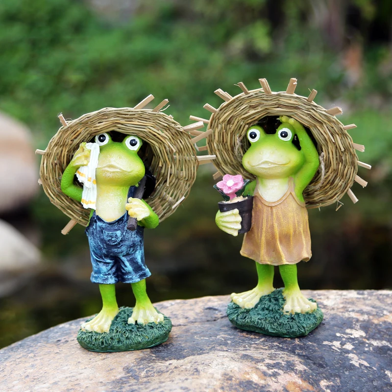 Outdoor Garden Decoration Resin Frog Sculpture Crafts Courtyard Balcony Statue Ornaments Pastoral American Country Figurines Art
Outdoor Garden Decoration Resin Frog Sculpture Crafts Courtyard Balcony Statue Ornaments Pastoral American Country Figurines Art