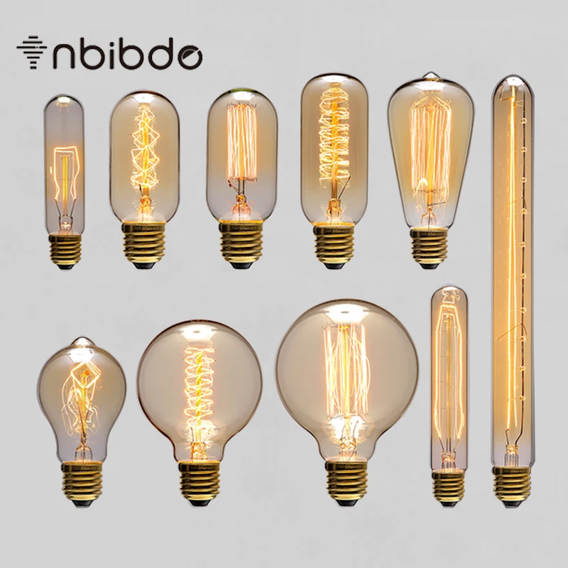 Retro Lamp ST64 Vintage Edison Bulb E27 Incandescent Bulb 110V 220V Holiday Lights 40W Filament Lamp Lampada for Hhome Decor
Retro Lamp ST64 Vintage Edison Bulb E27 Incandescent Bulb 110V 220V Holiday Lights 40W Filament Lamp Lampada for Hhome Decor