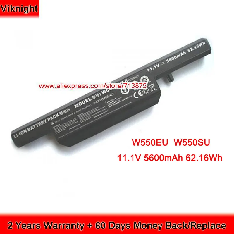 Genuine 11.1V 5600mAh Clevo W550EU W540BAT-6 6-87-W540S-4271 6-87-W540S-4U4 6-87-W540S-4W42 6-87-W540S-427 Battery
Genuine 11.1V 5600mAh Clevo W550EU W540BAT-6 6-87-W540S-4271 6-87-W540S-4U4 6-87-W540S-4W42 6-87-W540S-427 Battery