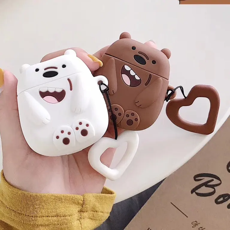 Earphone Case For AirPods Case Cartoon Bear Silicone Cover for Apple Air pods 2 Cute Earbuds Bag for Earpods Cases Accessoires
Earphone Case For AirPods Case Cartoon Bear Silicone Cover for Apple Air pods 2 Cute Earbuds Bag for Earpods Cases Accessoires