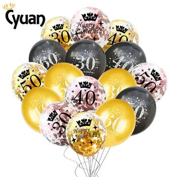 Rose Gold Confetti Number Balloons 30 40 50 60 Happy Birthday Party Decoration Adult Anniversary Wedding Decoration Air Baloons
Rose Gold Confetti Number Balloons 30 40 50 60 Happy Birthday Party Decoration Adult Anniversary Wedding Decoration Air Baloons