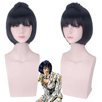 JoJo's Bizarre Adventure Cosplay Wig Bruno Bucciarati Sticky Finger Short Wig 2019 Anime Synthetic Hair
JoJo's Bizarre Adventure Cosplay Wig Bruno Bucciarati Sticky Finger Short Wig 2019 Anime Synthetic Hair