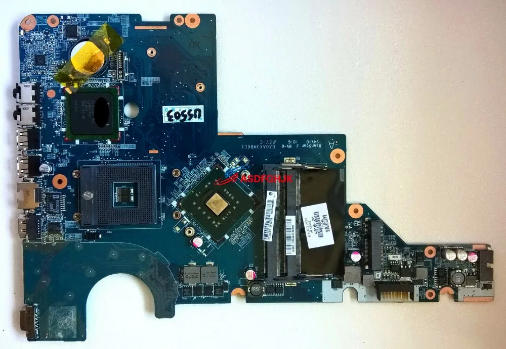 Оригинальная материнская плата 605140-001 для ноутбука HP G42 CQ42 G62 CQ62 DA0AX3MB6C2 DDR3 GL40 100%