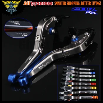8 colors With New Logo(CBR RR) Blue+Titanium Motorcycle Folding Extendable CNC Brake Clutch Levers For Honda CBR954RR 2002-2003
8 colors With New Logo(CBR RR) Blue+Titanium Motorcycle Folding Extendable CNC Brake Clutch Levers For Honda CBR954RR 2002-2003