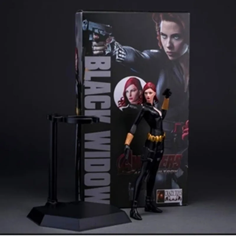 

Avengers:Infinity War S.H.I.E.L.D. Natalia Alianovna Romanova Superhero Black Widow PVC Action Figure Model Toy G1129