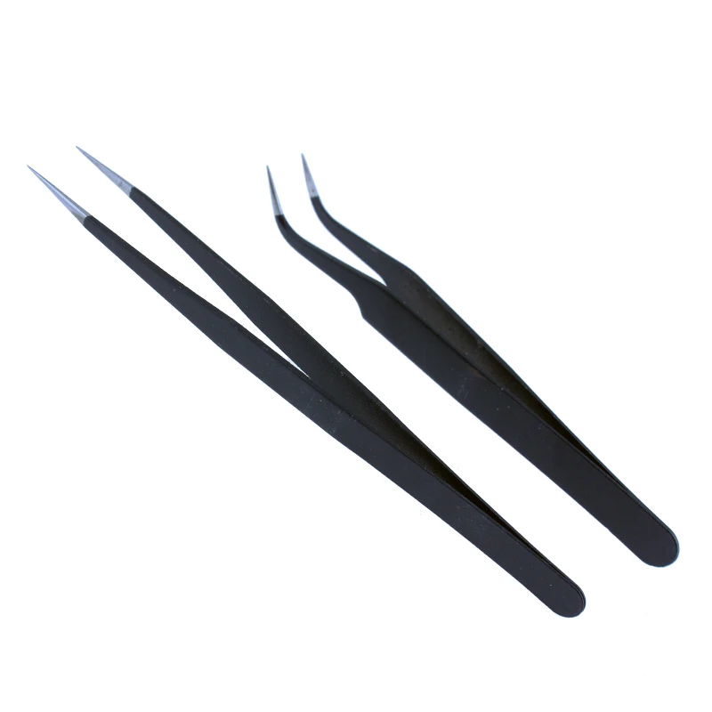 2 Pcs Antistatic Electroplating Nonmagnetic Stainless Steel Curved Straight Tweezers Nail Art DIY Necessary Tools
2 Pcs Antistatic Electroplating Nonmagnetic Stainless Steel Curved Straight Tweezers Nail Art DIY Necessary Tools
