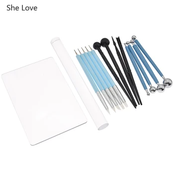 Chzimade 15Pcs Pottery Clay Sculpting Pottery Carving Tool Set Pottery Ceramics Stainless Steel Modeling Polymer Clay Tools
Chzimade 15Pcs Pottery Clay Sculpting Pottery Carving Tool Set Pottery Ceramics Stainless Steel Modeling Polymer Clay Tools