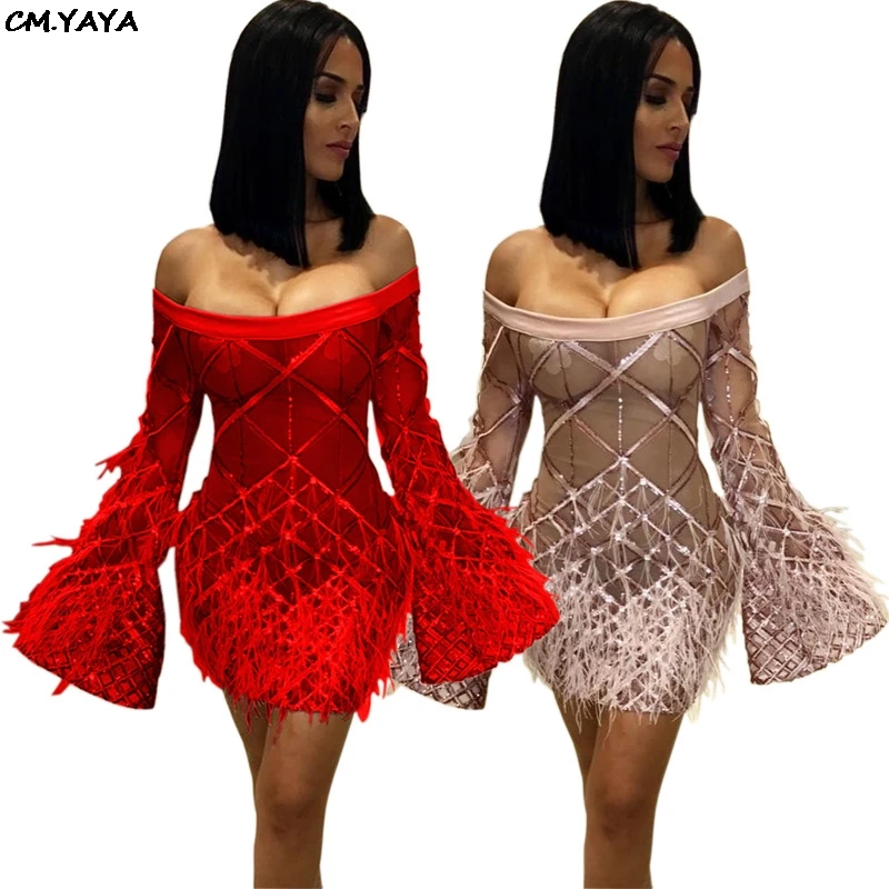 Women sequins tassel flare long sleeve off shoulder slash neck sexy midi mini dress bodycon club party dresses vestidos GLCY8045
Women sequins tassel flare long sleeve off shoulder slash neck sexy midi mini dress bodycon club party dresses vestidos GLCY8045
