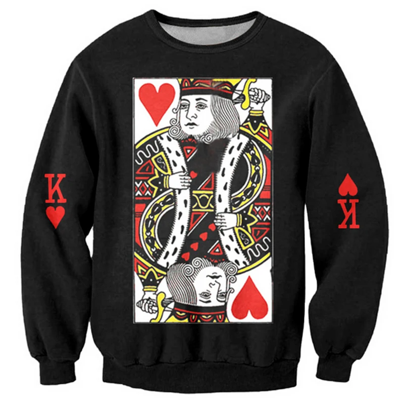 New Fashion Couples Men Women Unisex Cool Poker 3D Print Hoodies Sweatshirts Jacket Pullover Tops
New Fashion Couples Men Women Unisex Cool Poker 3D Print Hoodies Sweatshirts Jacket Pullover Tops