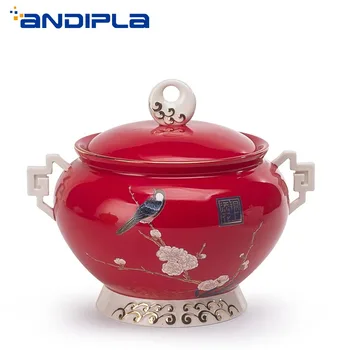 Creative Ceramic Tea Cans Kung Fu Tea Set Candy Nut Tank Seasoning Spices Jar Home Seal Storage Puer Tea Canister Decorations
Creative Ceramic Tea Cans Kung Fu Tea Set Candy Nut Tank Seasoning Spices Jar Home Seal Storage Puer Tea Canister Decorations