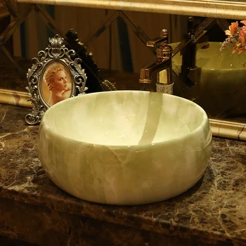 Europe Vintage Style Handmade Ceramic washing basin Bathroom wash basin Sink bathroom sink countertop wash basin bowl 
Europe Vintage Style Handmade Ceramic washing basin Bathroom wash basin Sink bathroom sink countertop wash basin bowl