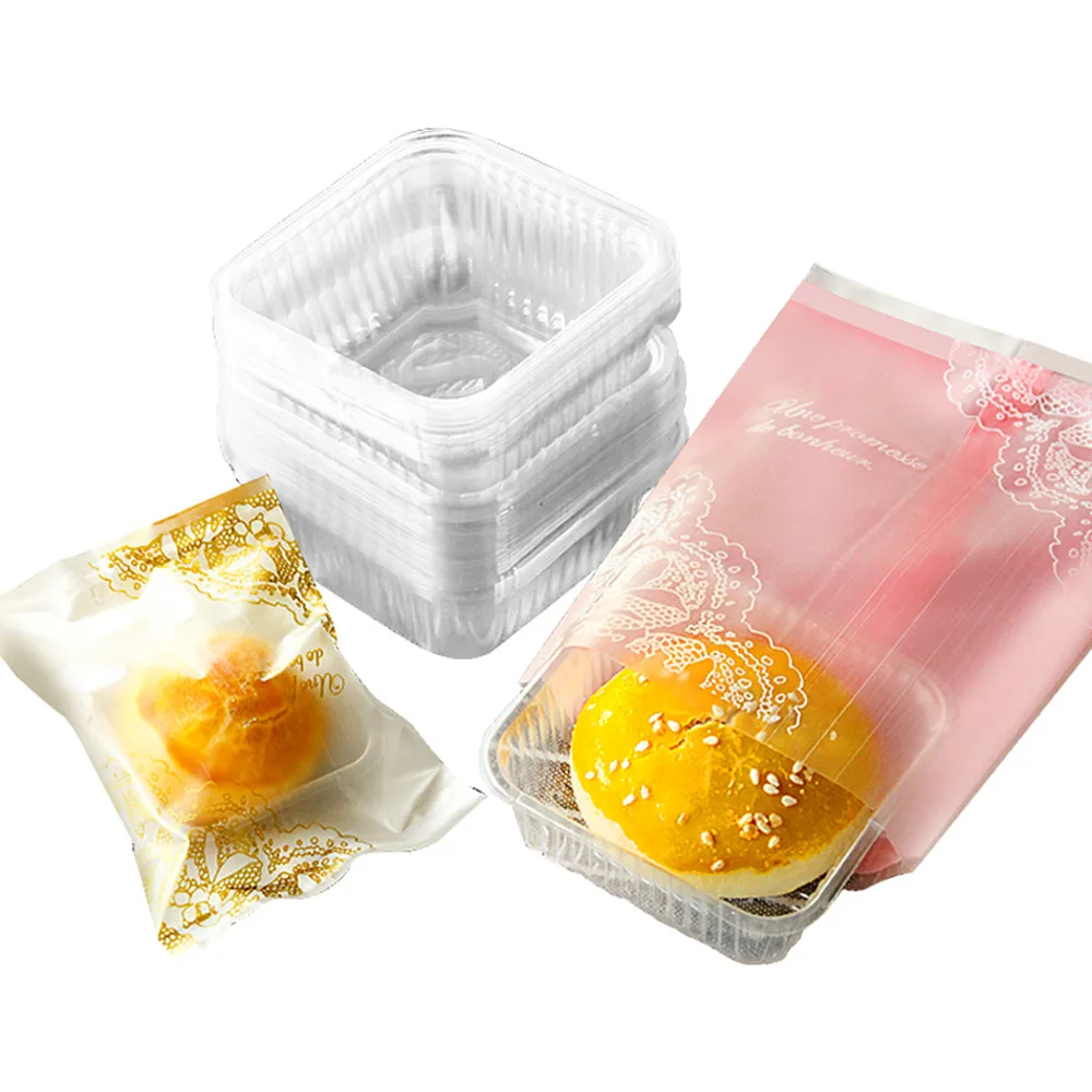 50/80/100 G White Lace Moon Cake Gift Packaging Bags Translucent Plastic Bags With Trays Handmade Mooncake 100 Bags+100 Trays
50/80/100 G White Lace Moon Cake Gift Packaging Bags Translucent Plastic Bags With Trays Handmade Mooncake 100 Bags+100 Trays