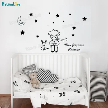Portuguese Version My Little Prince Wall Sticker For Spanish Home Decoration Vinilos Paredes Self-adhesive Art Vinyl Mural YT305
Portuguese Version My Little Prince Wall Sticker For Spanish Home Decoration Vinilos Paredes Self-adhesive Art Vinyl Mural YT305