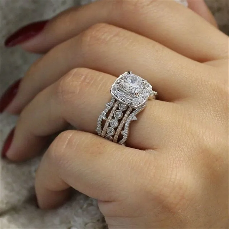 Bizuteria Crystal CZ Rings For Women Wedding Simple Bague Etoile Big Square Zircon Rings Set 14KT Jewelry Anillos De Bizuteria
Bizuteria Crystal CZ Rings For Women Wedding Simple Bague Etoile Big Square Zircon Rings Set 14KT Jewelry Anillos De Bizuteria