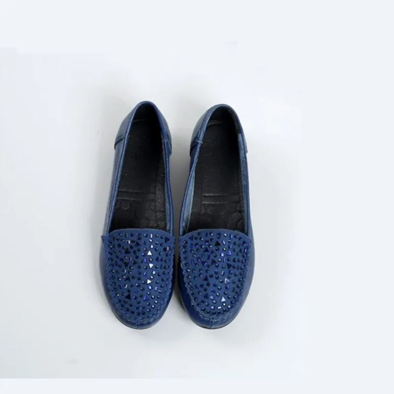 2019 new retro fashion flat women's shoes spring autumn big size of a pedal genuine leather shoes hot sale diamond casual shoes
2019 new retro fashion flat women's shoes spring autumn big size of a pedal genuine leather shoes hot sale diamond casual shoes