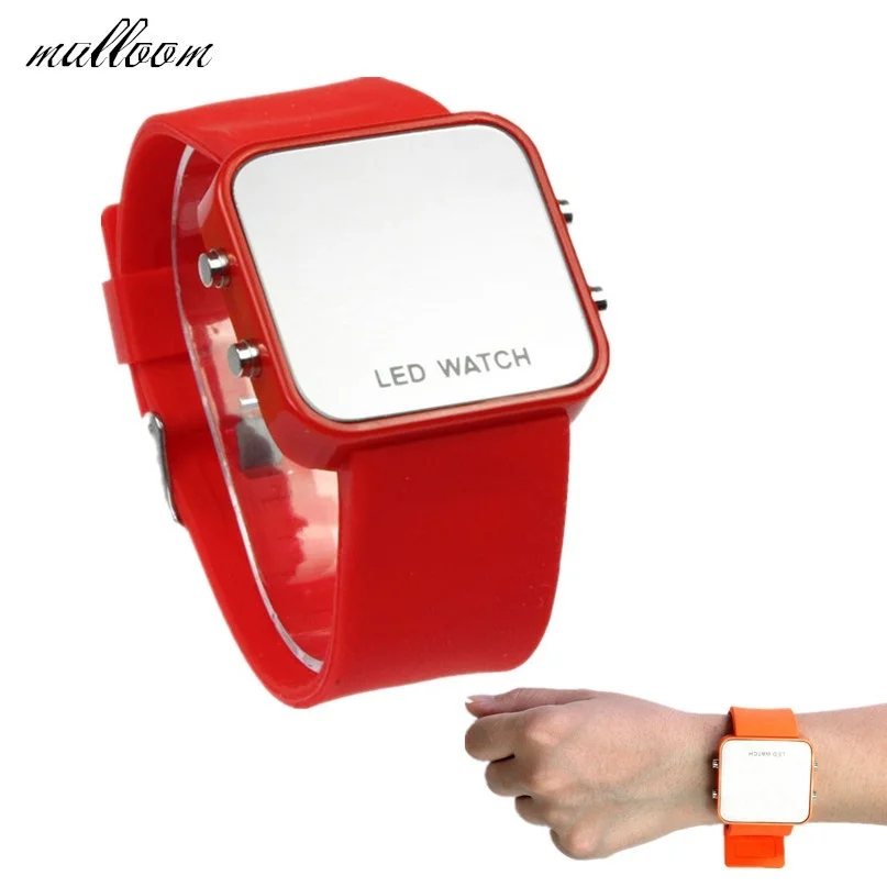 Mini LED Digital Calendar Day/Date Montre Femme Silicone Sports Mirror Faceless Watches Children Watch TT@88
Mini LED Digital Calendar Day/Date Montre Femme Silicone Sports Mirror Faceless Watches Children Watch TT@88